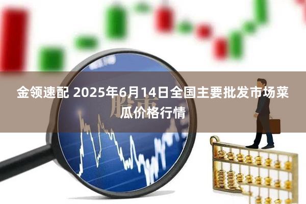 金领速配 2025年6月14日全国主要批发市场菜瓜价格行情