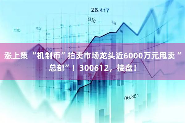 涨上策 “机制币”拍卖市场龙头近6000万元甩卖“总部”！300612，接盘！